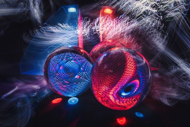 Stripes over glassballs