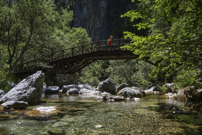 bridge crossing over Olympus