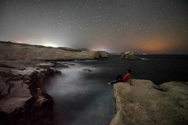 night at Sarakiniko